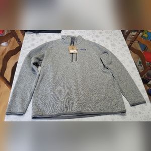 Patagonia Jack Daniels Single Barrel 1/4 zip sweater XXL. New with tags